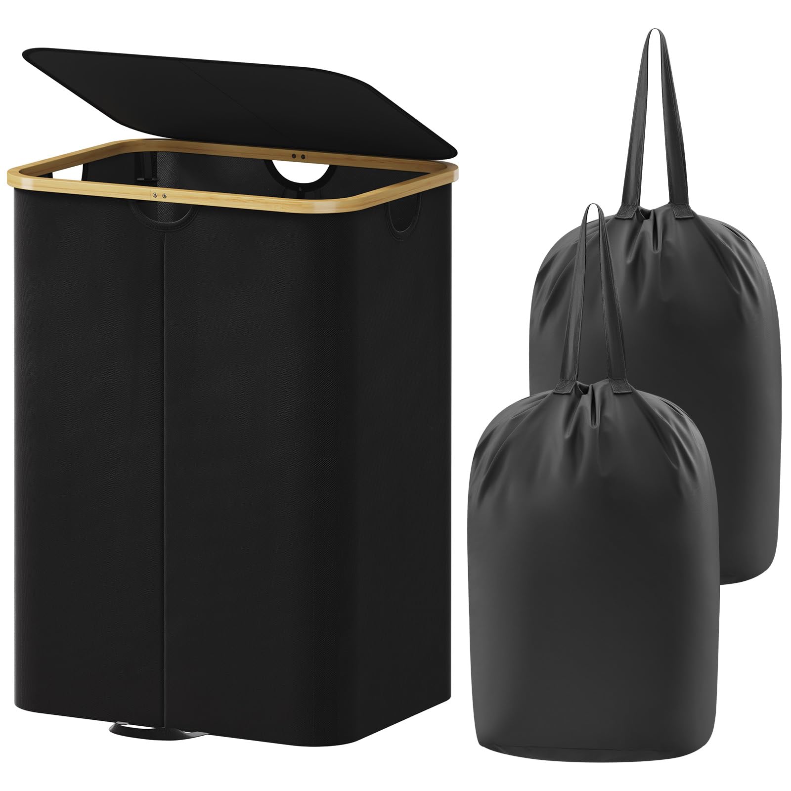 Lifewit panier face plein montrant grande capacité pratique