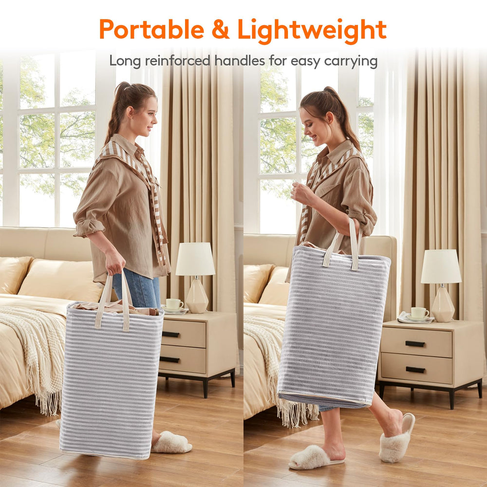 Lifewit panier rempli de linge illustrant grande capacité utile