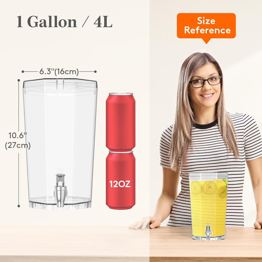 Lifewit gros plan du robinet ABS garantissant un versement fluide et sans gouttes