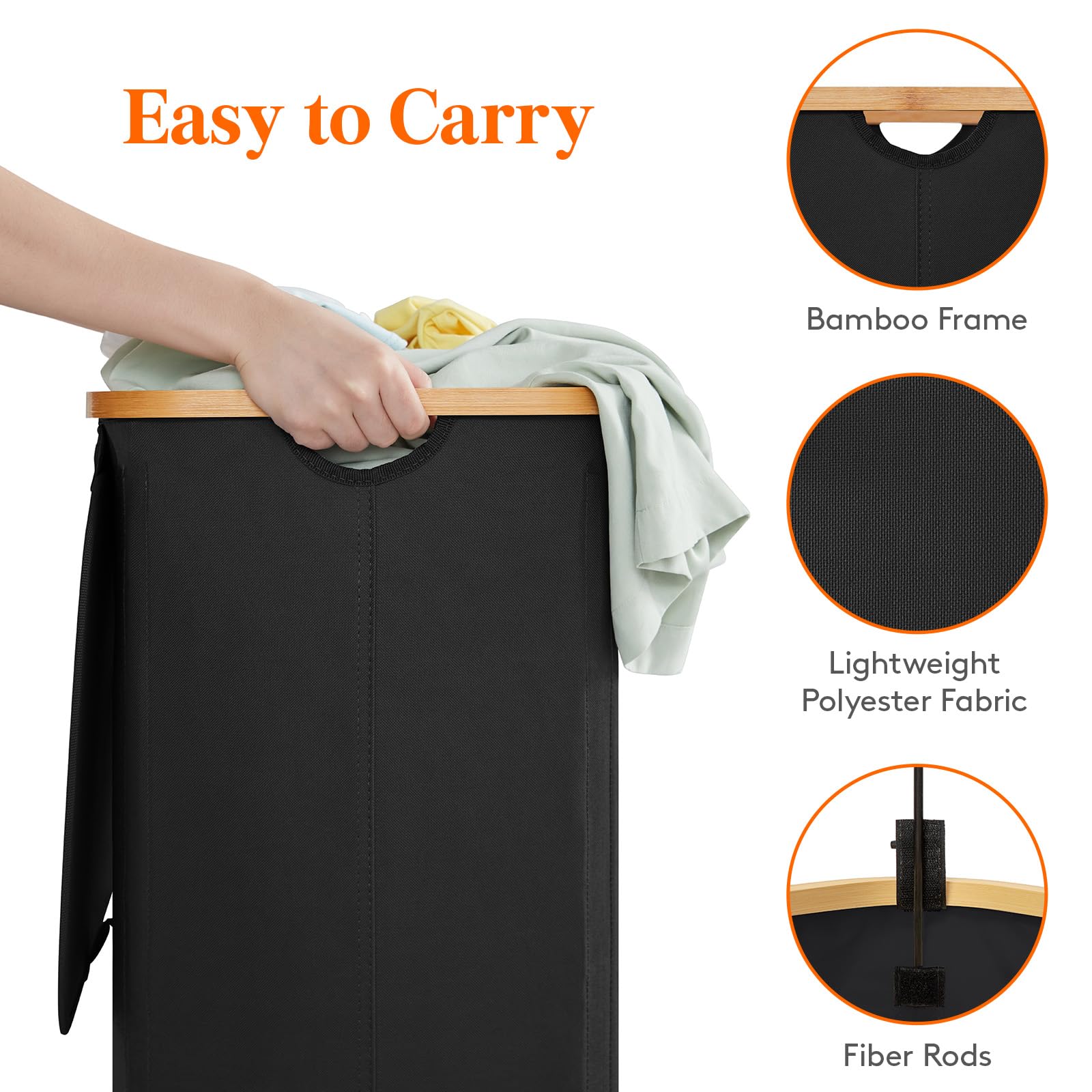 Lifewit sac intérieur détachable facilitant lavage et transport