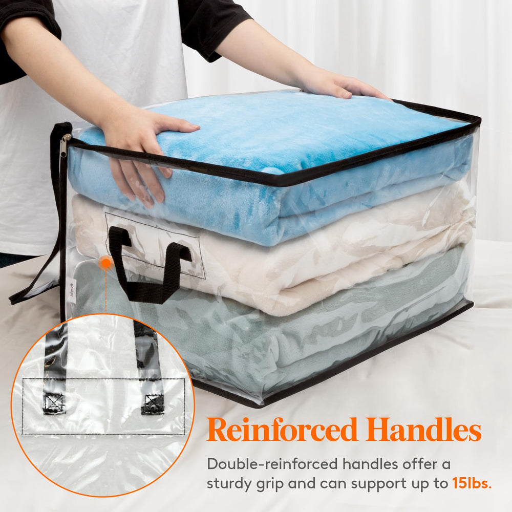 Lifewit sac rempli d'une couette double pour stockage volumineux