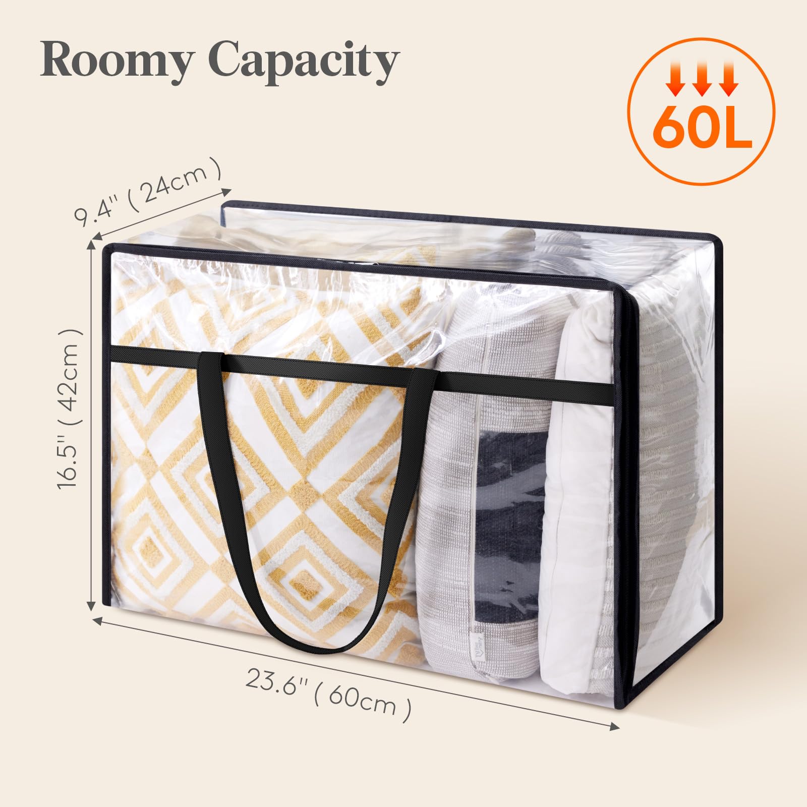 Lifewit sac plié à plat pour rangement compact et gain de place