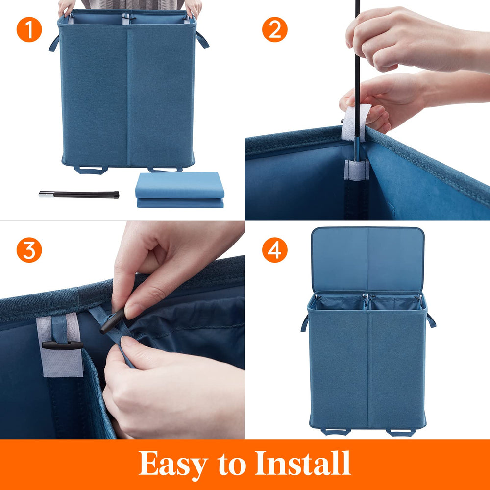 Lifewit retrait d’un sac amovible par ses poignées, transport facile vers la machine