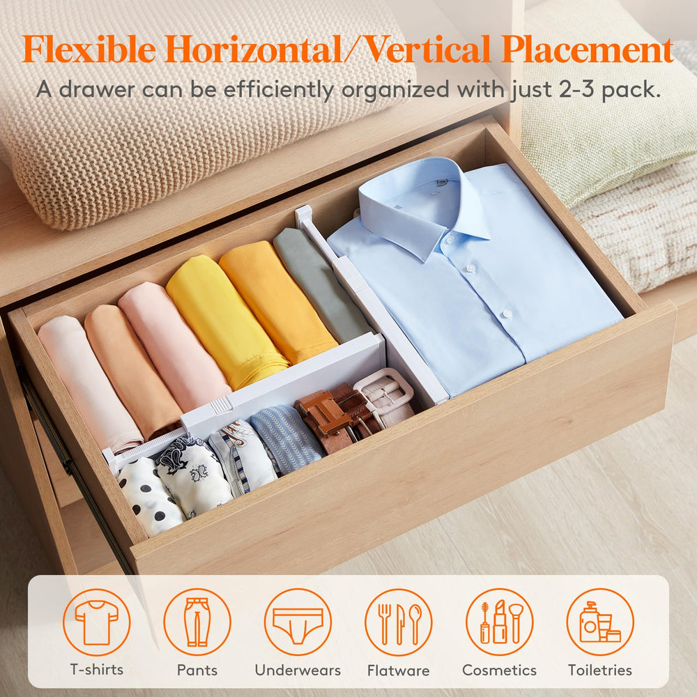 Lifewit séparateur posé horizontalement crée compartiments modulables