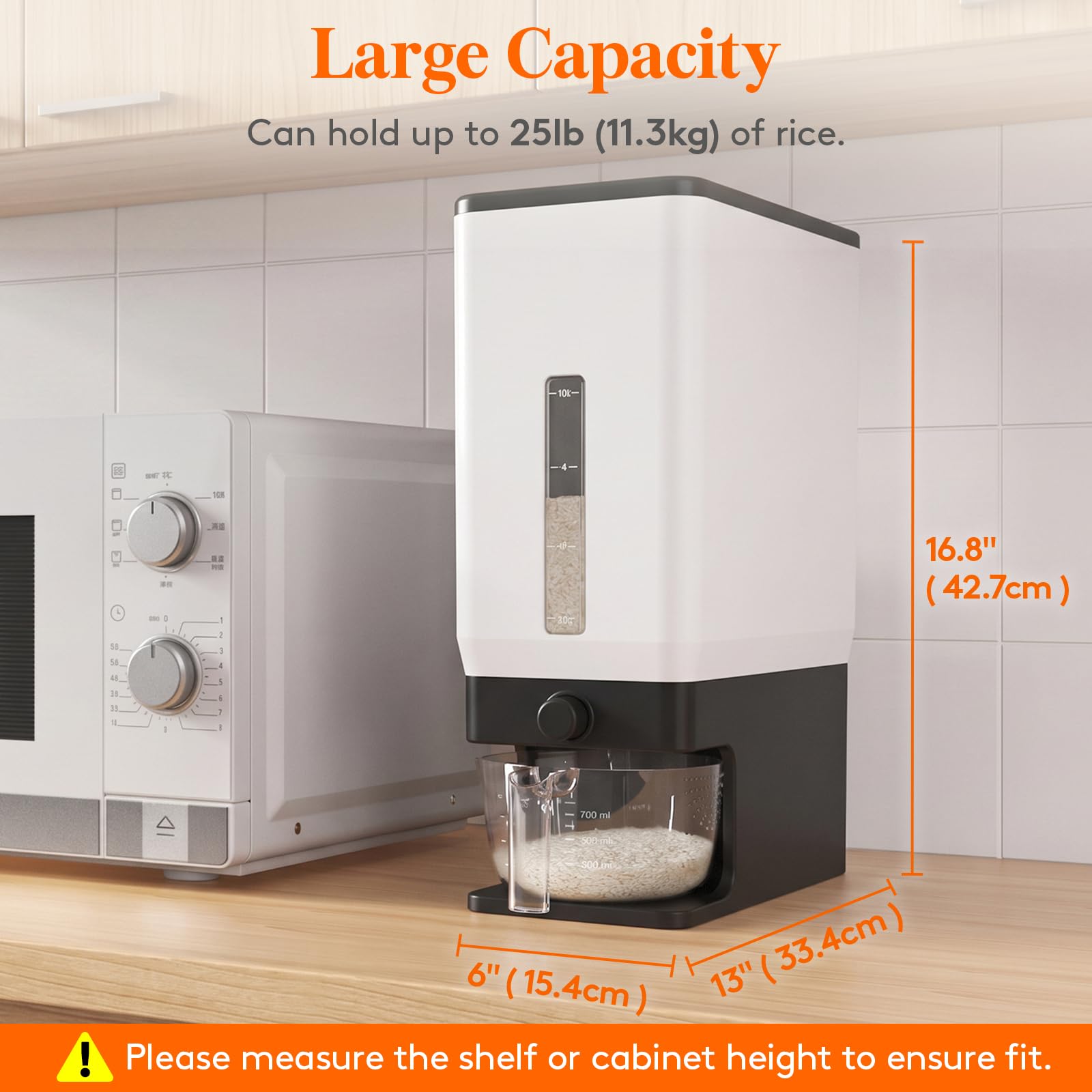 Lifewit tasse mesureuse perforée pour rincer et mesurer rapidement