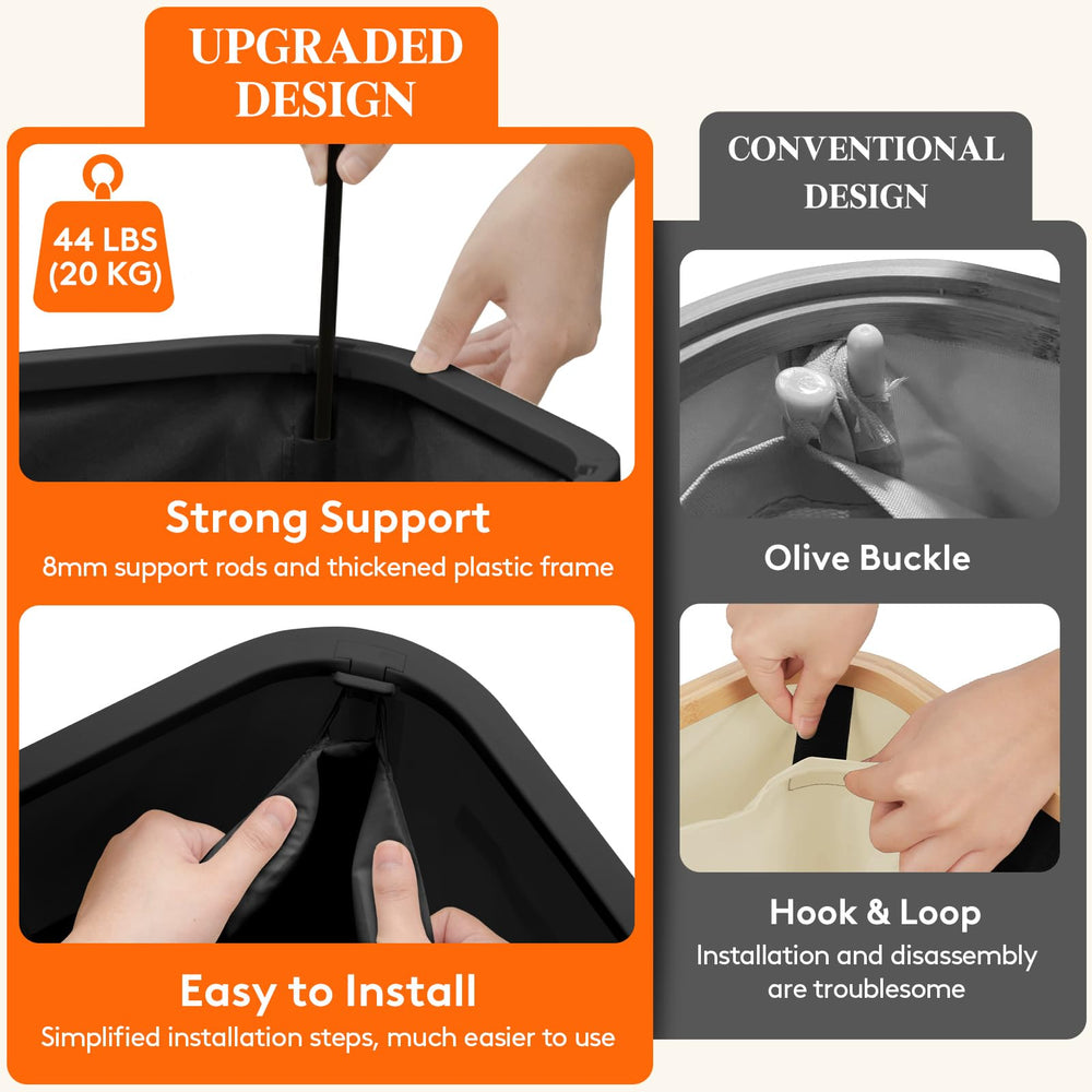 Lifewit gros plan sur le tissu polyester durable résistant à l’usage