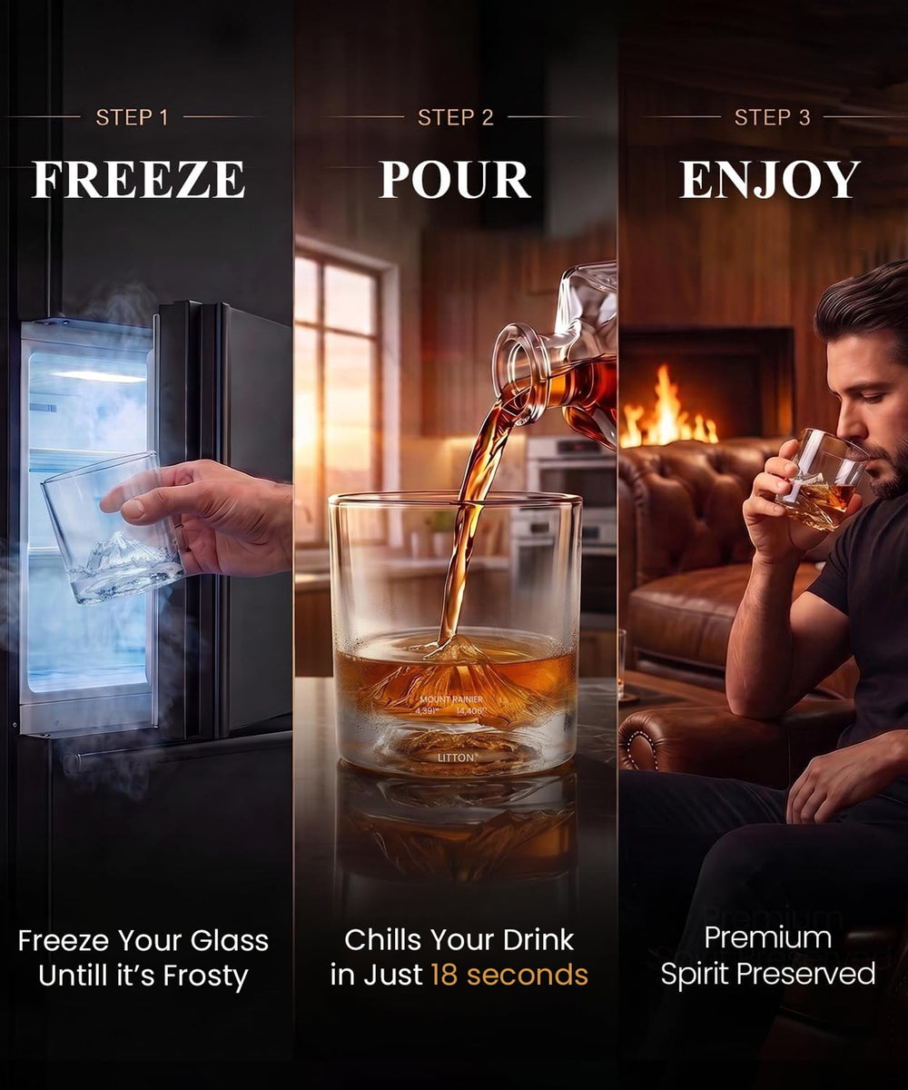 LIITON verres congelés sans glace gardent boisson froide immédiatement