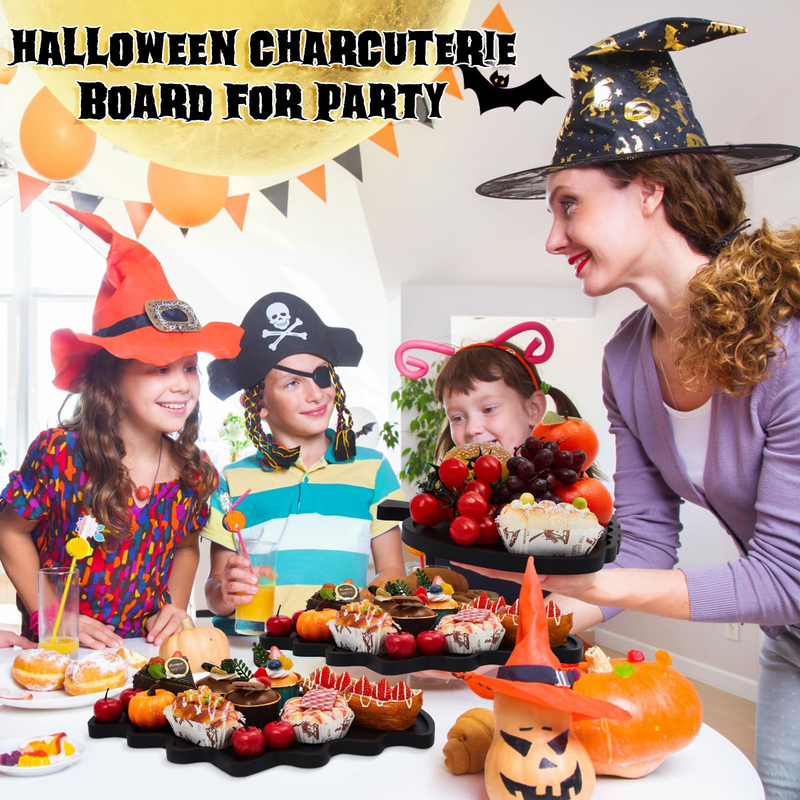 Mise en scène fête Liliful suggérant ambiance Halloween élégante et conviviale