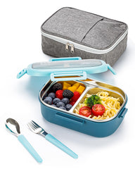 Lille Home vue avant de la boîte bento inox, protection anti-fuite