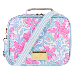 Lilly Pulitzer boîte repas face avant montrant motif et style pratique