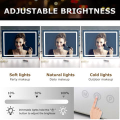 LilyHome lentille 10× amovible pour maquillage précis et finition nette
