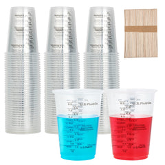 Lilymicky paquet de 200 gobelets doseurs, solution pratique et jetable