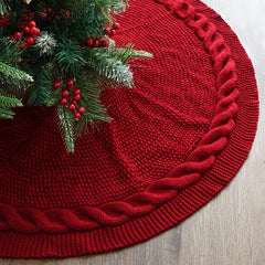 LimBridge jupe de sapin face avant montrant couleur bordeaux et finition chaleureuse