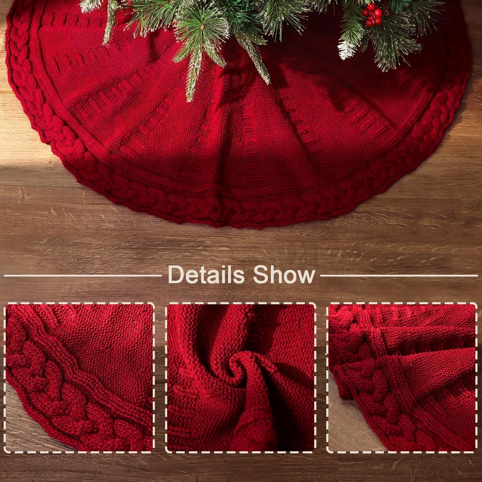 LimBridge jupe sous sapin en salon décoré, valorise cadeaux et ambiance Noël