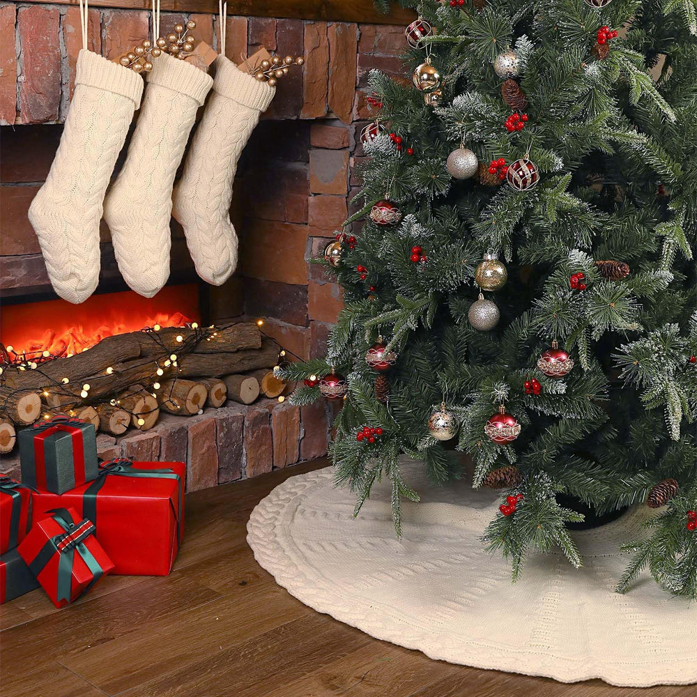LimBridge jupe montrée à l'échelle pour un sapin 9ft, couverture large