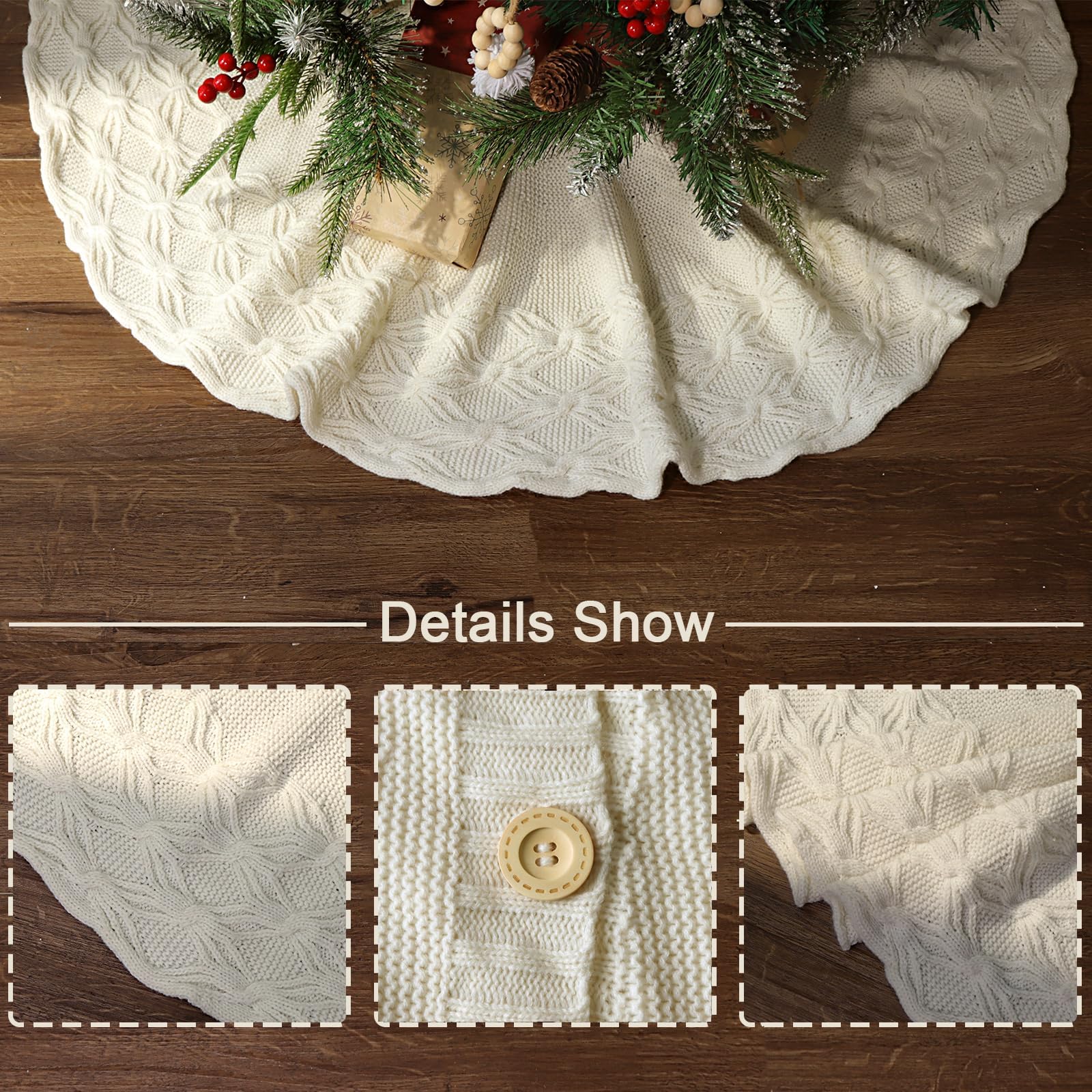 LimBridge jupe installée sous sapin illustrant allure décorative pratique