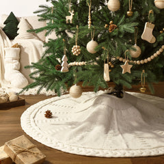 LimBridge jupon sous sapin décoré protège sol et embellit décor