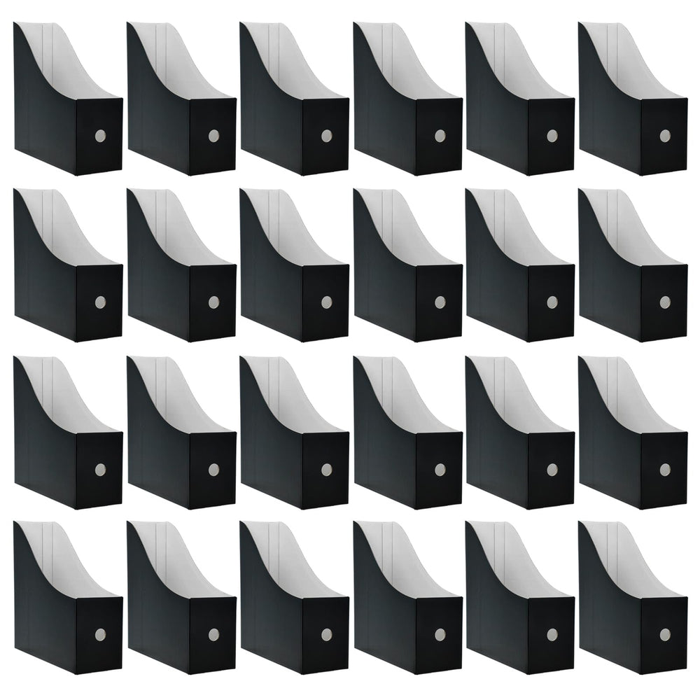 Limitliho vue avant du lot de 24 range-magazines, organisation maximale
