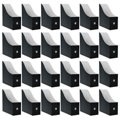 Limitliho vue avant du lot de 24 range-magazines, organisation maximale