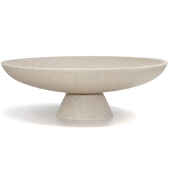 LIN CHUAN bol décoratif face beige apportant élégance