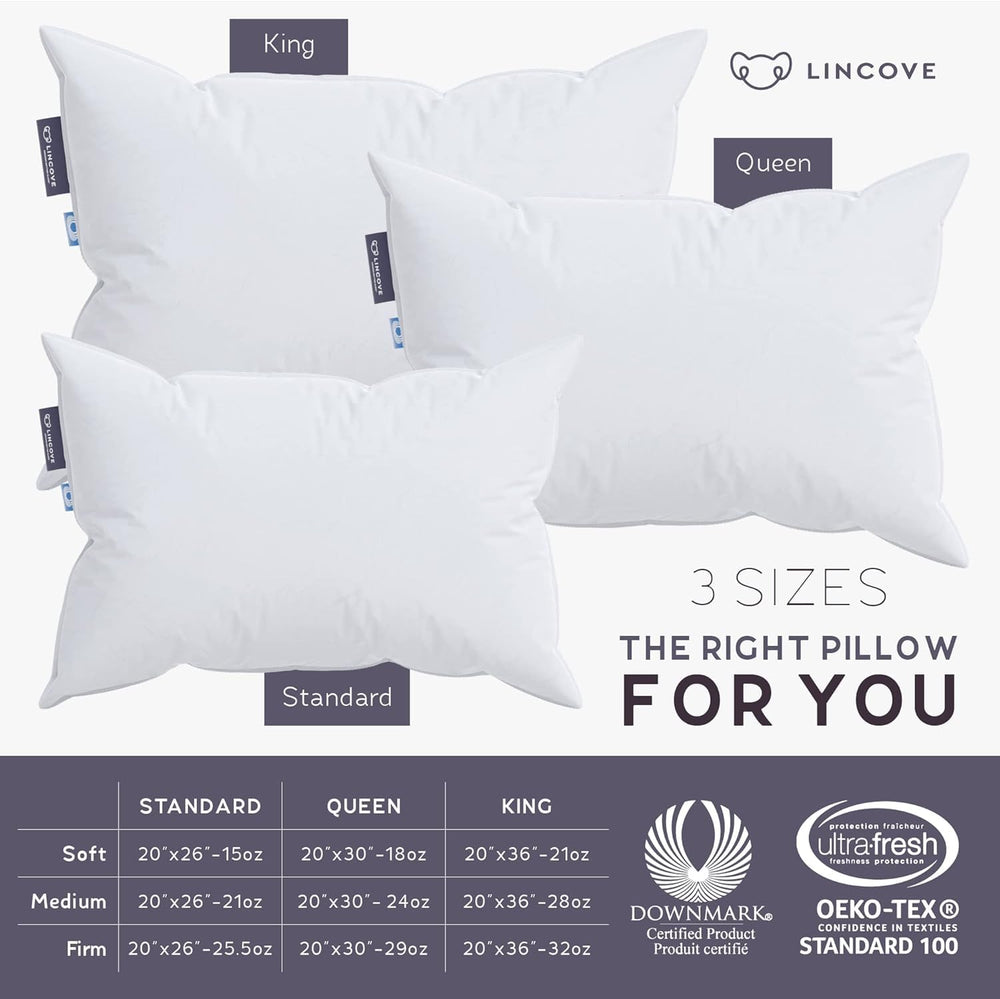 Lincove oreiller utilisé par un dormeur sur le côté pour soutien
