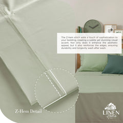 Linen Home drap-housse poche profonde maintient bien le matelas