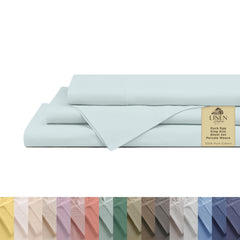 Linen Home vue avant de l'ensemble king montrant finition nette et couleur