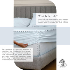 Linen Home taies avec z-hem offrant finition soignée et confort visuel
