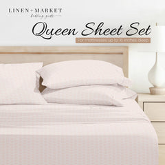 Linen Market drap ajusté sur matelas 16" tenue solide et ajustement facile