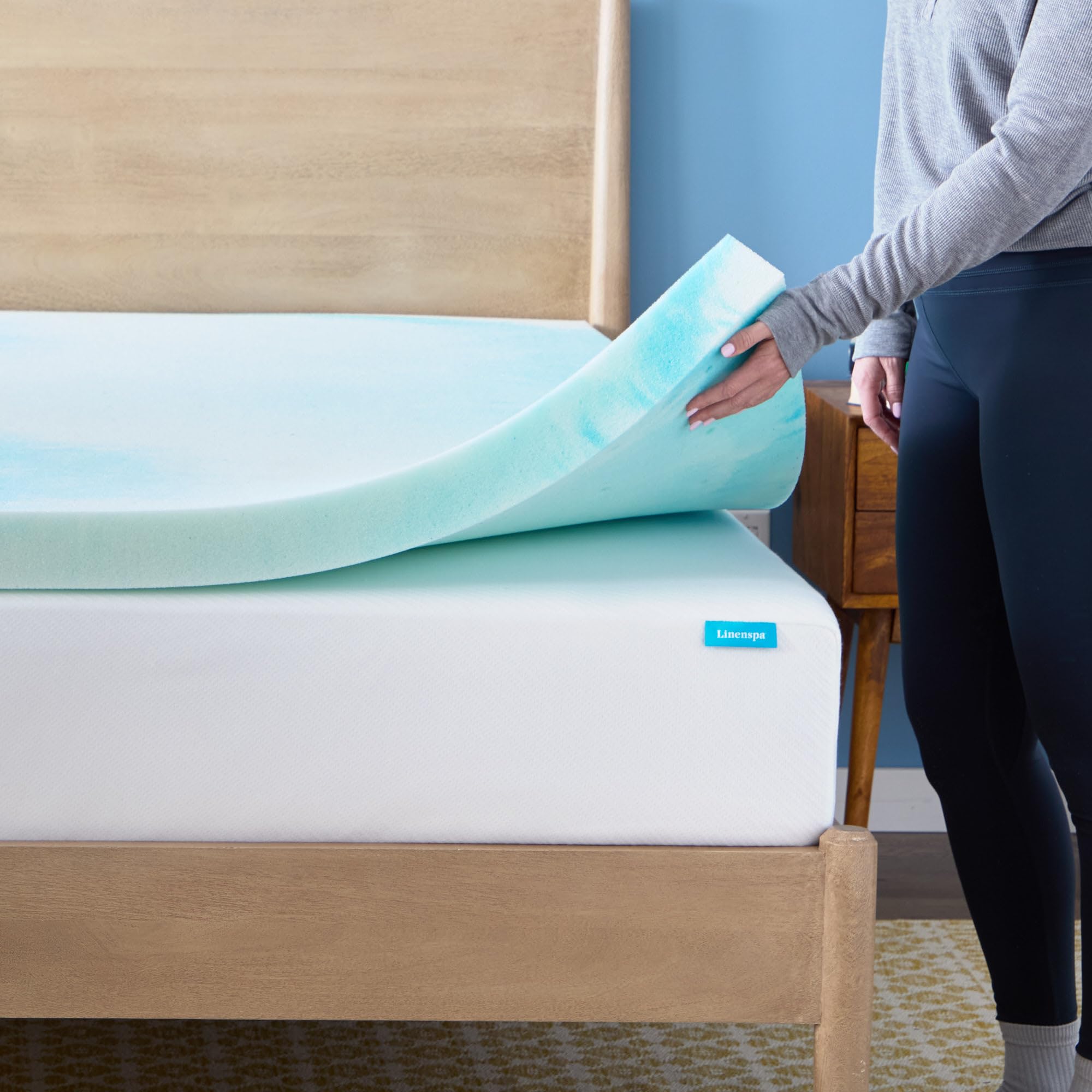 Linenspa dans chambre mise en scène pour sommeil plus frais