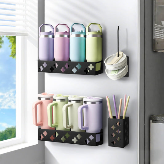 Linidcoud support avant montrant 4 tumblers, rangement optimisé