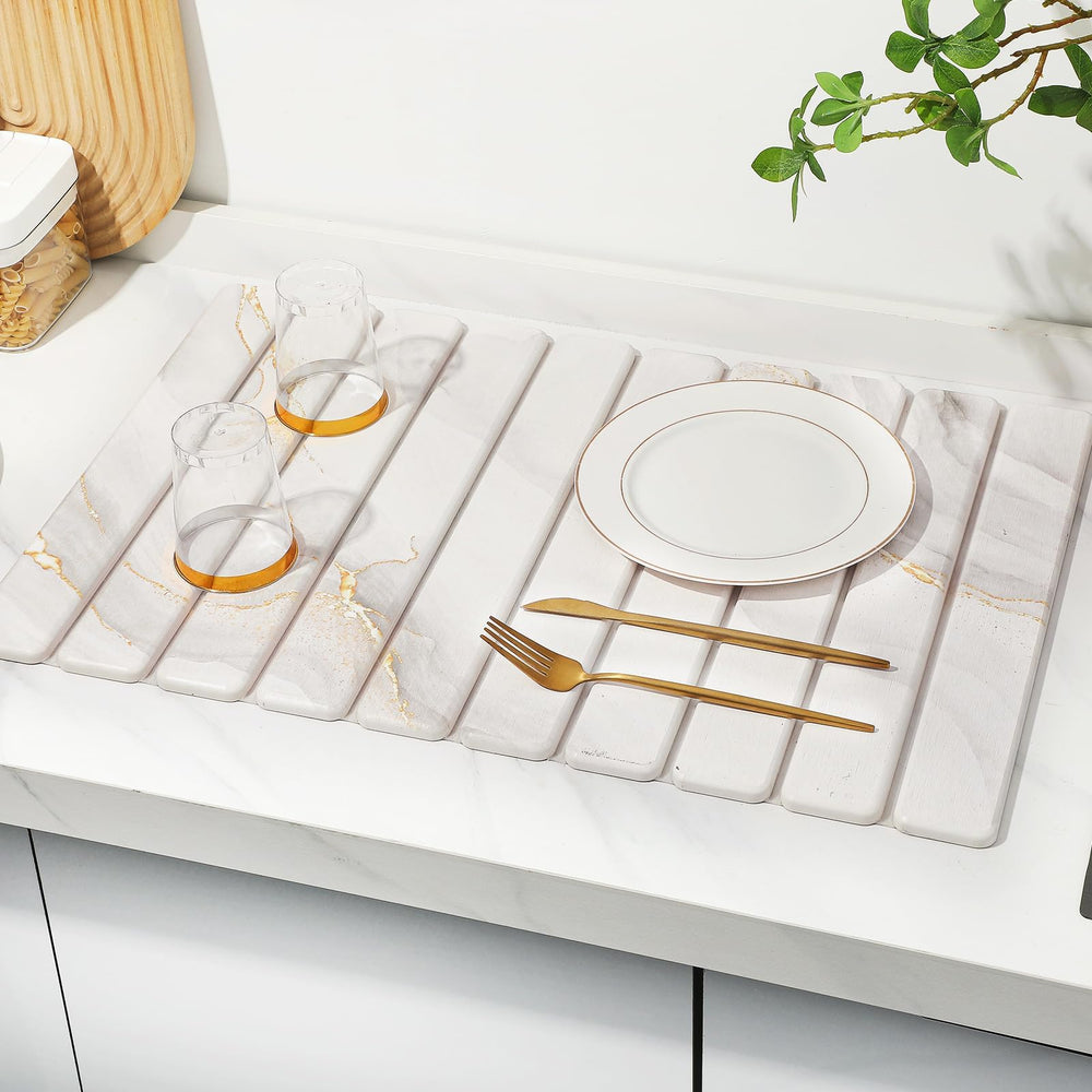 Linidcoud petit tapis 8x4 pour couverts, espace organisé et sec