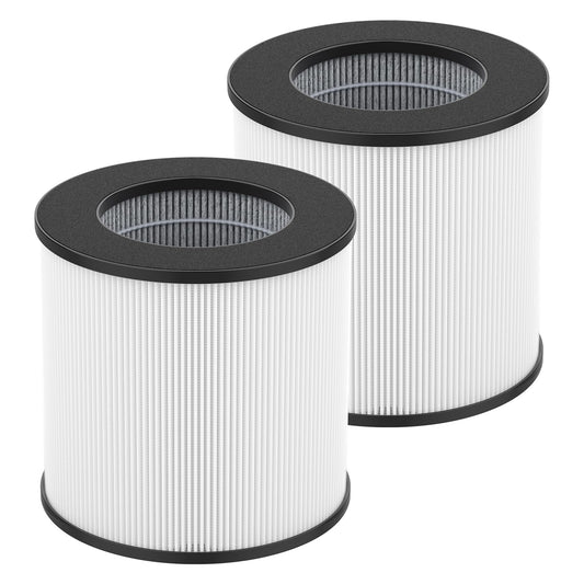 LINNIW emballage avant montrant pack de deux filtres et compatibilité