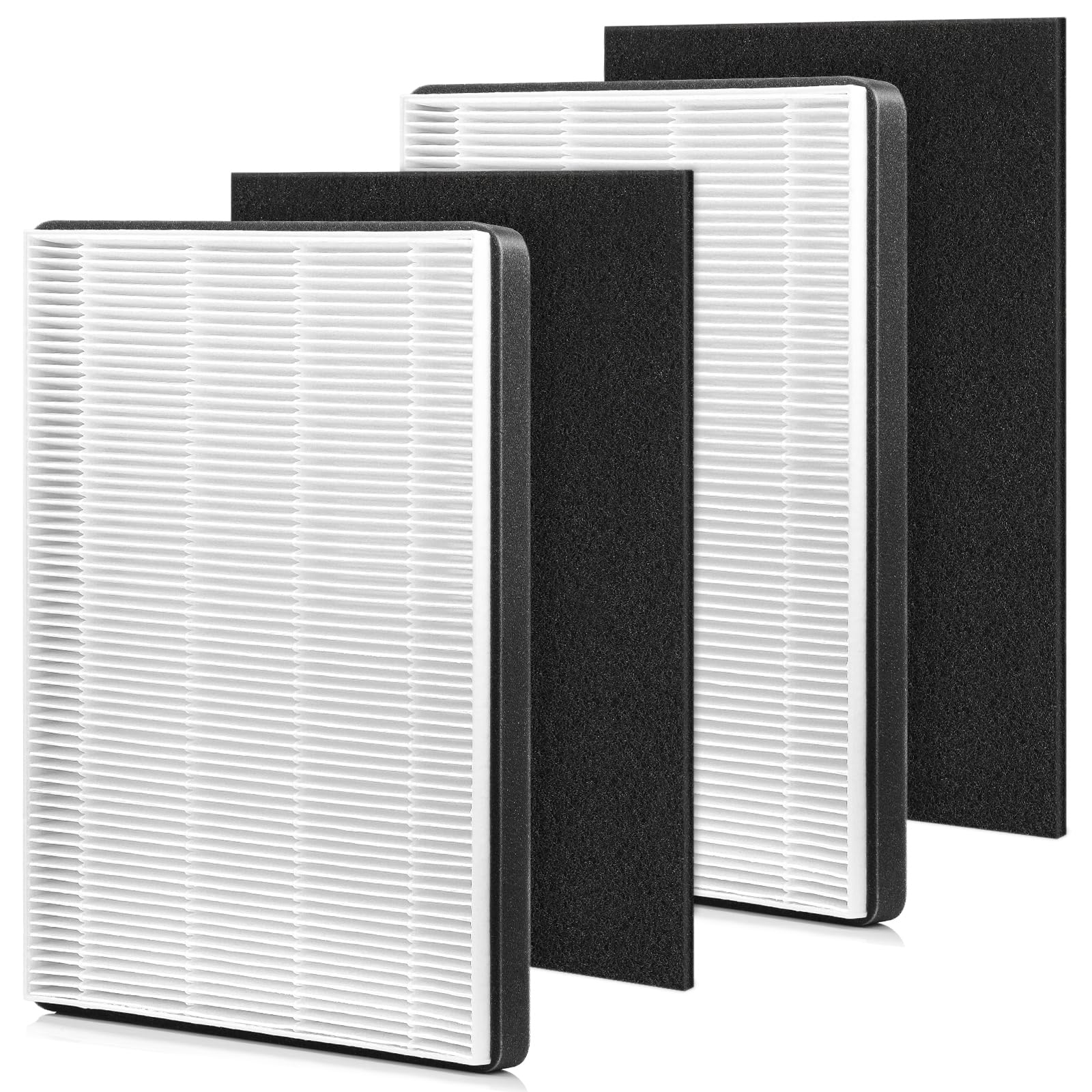 LINNIW emballage face avant montrant le pack 2+2 et compatibilité Filtrete bénéfice clarté