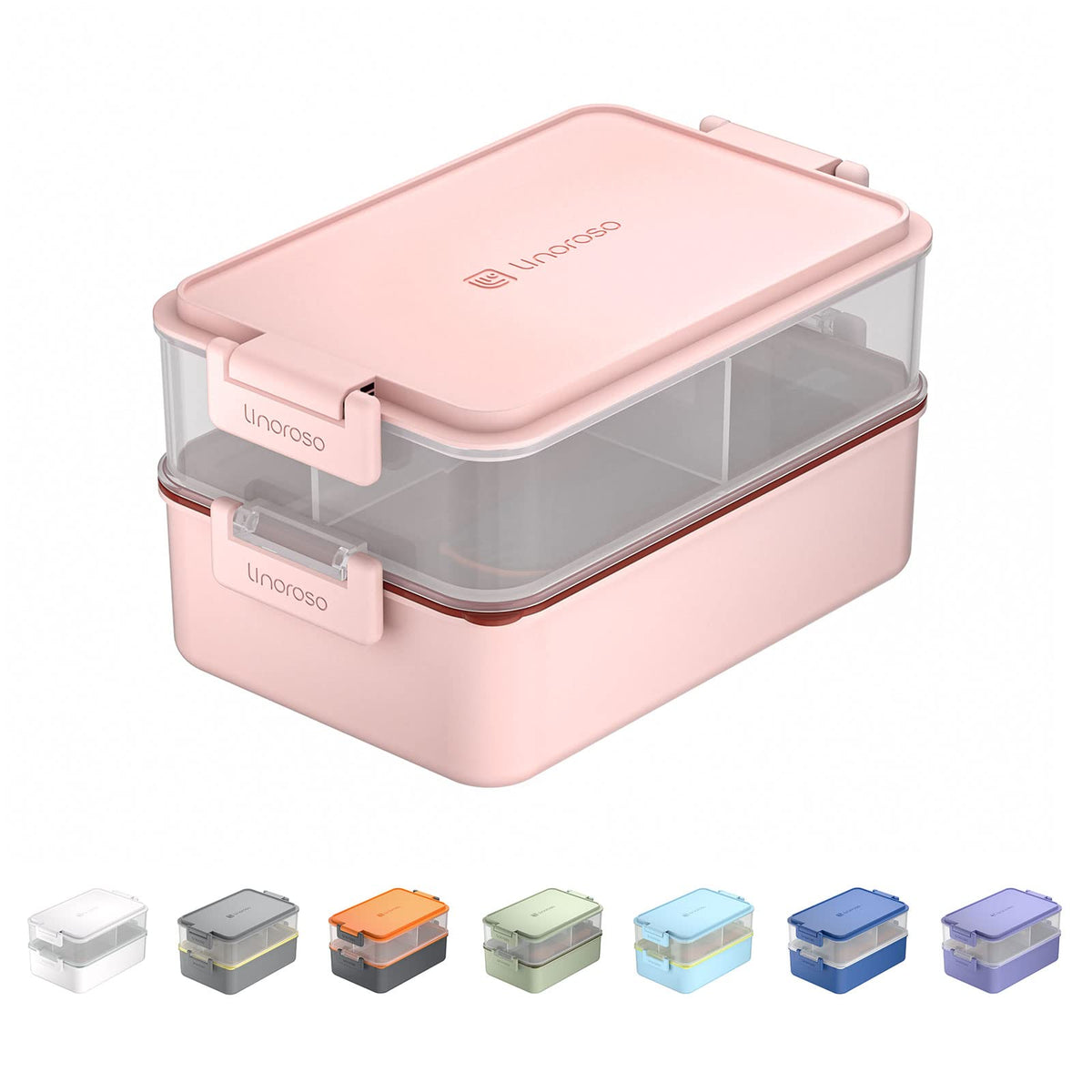 linoroso boîte bento face fermée design élégant Frozen Berry pratique