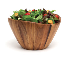 Lipper International bol acacia en usage avec salade, service pratique
