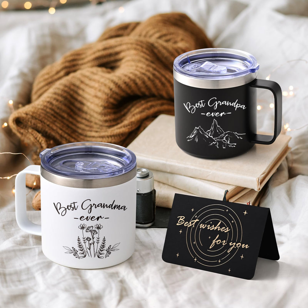 LiqCool détail de l'impression «Grandma» et «Grandpa» lisible et élégant