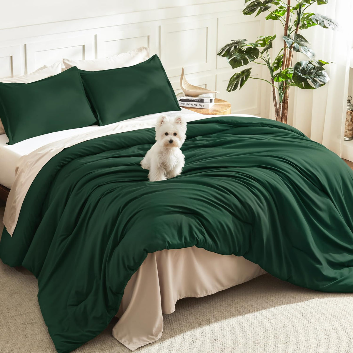 Litanika couette king vue de face offrant confort et style bohème