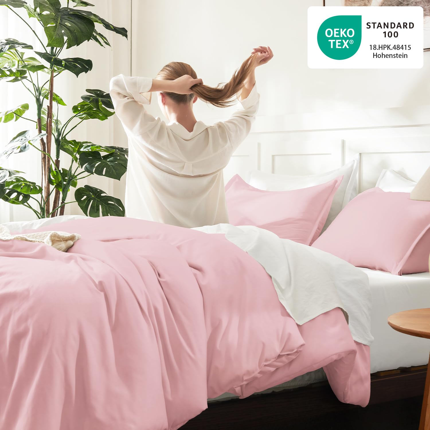Litanika couette posée sur lit complet créant une ambiance bohème