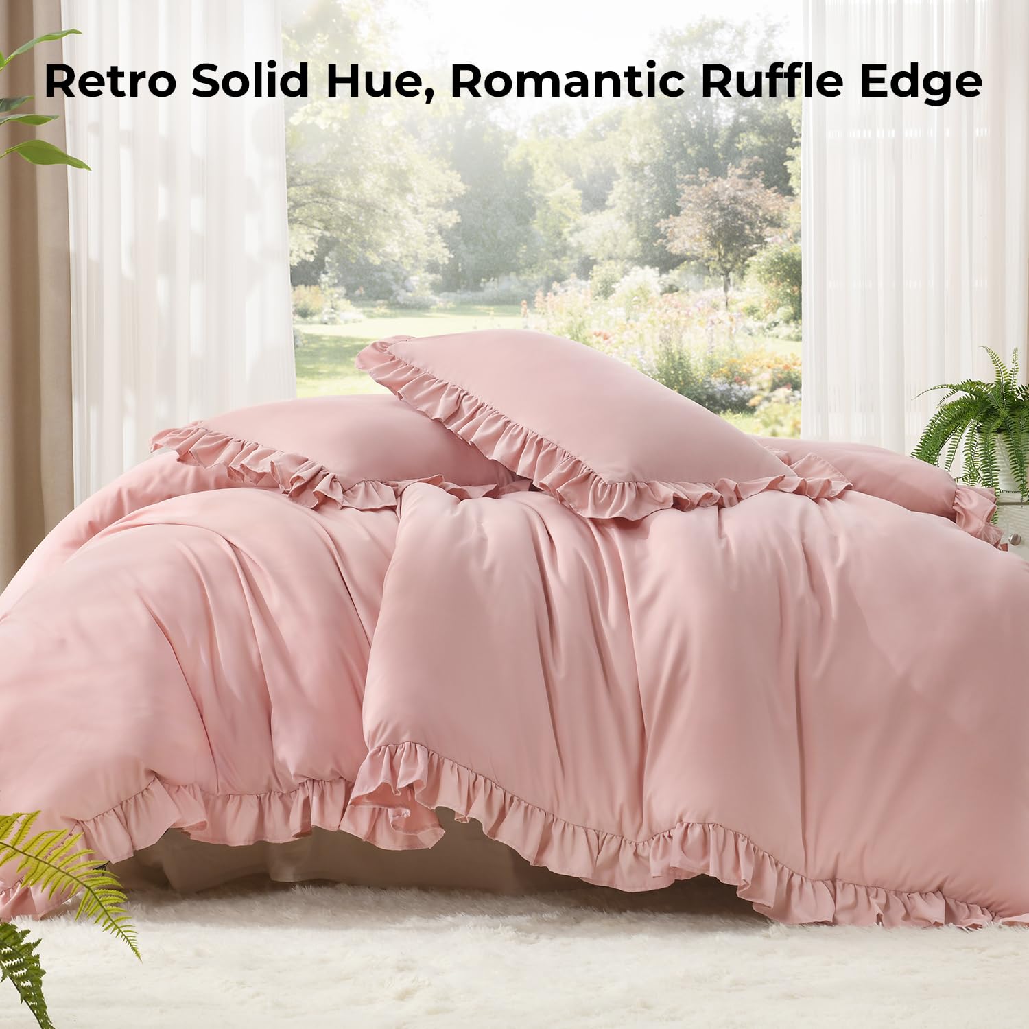 Litanika gros plan sur le volant ruffle apportant style romantique