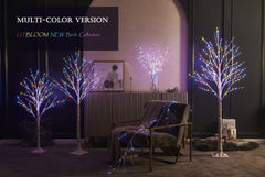 LITBLOOM branches en vase dans un salon créant une ambiance cosy
