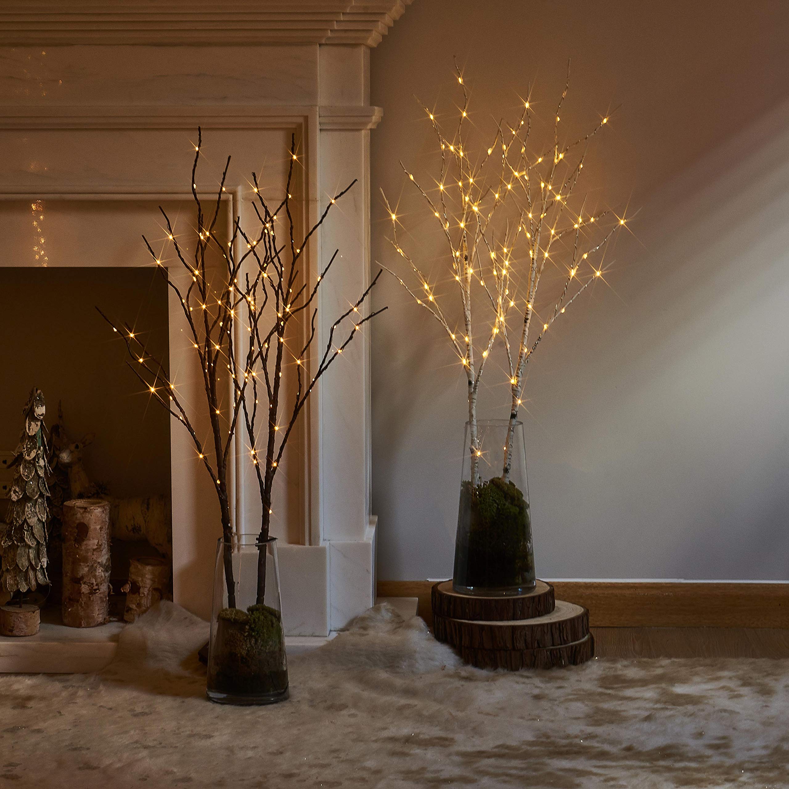 LITBLOOM lumières LED rapprochées éclairage blanc chaud pour ambiance cosy