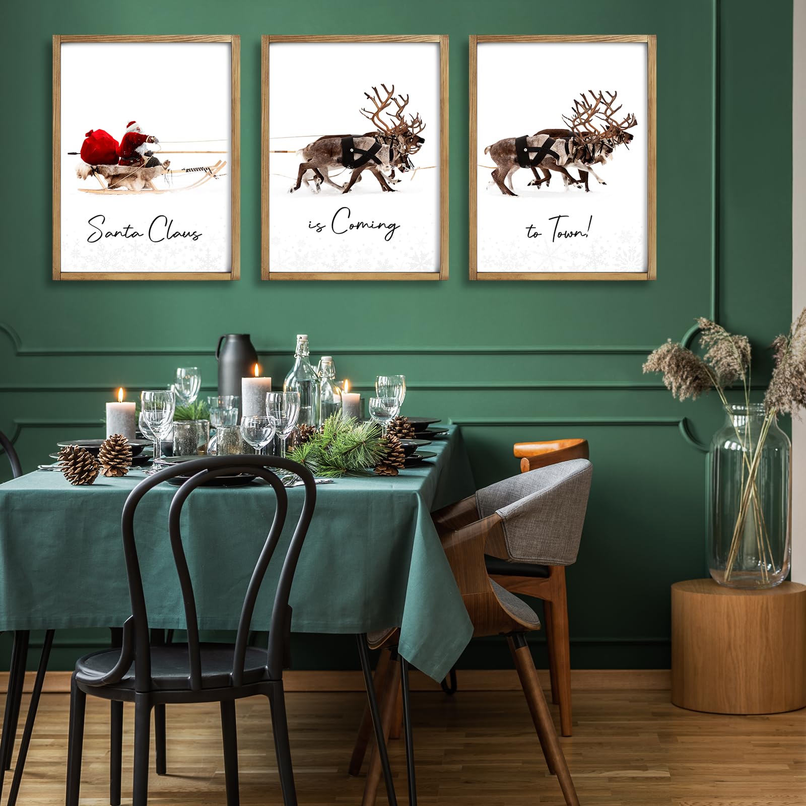 LITIVY comparaison d'échelle avec main, montre format 30x40 cm facile à placer