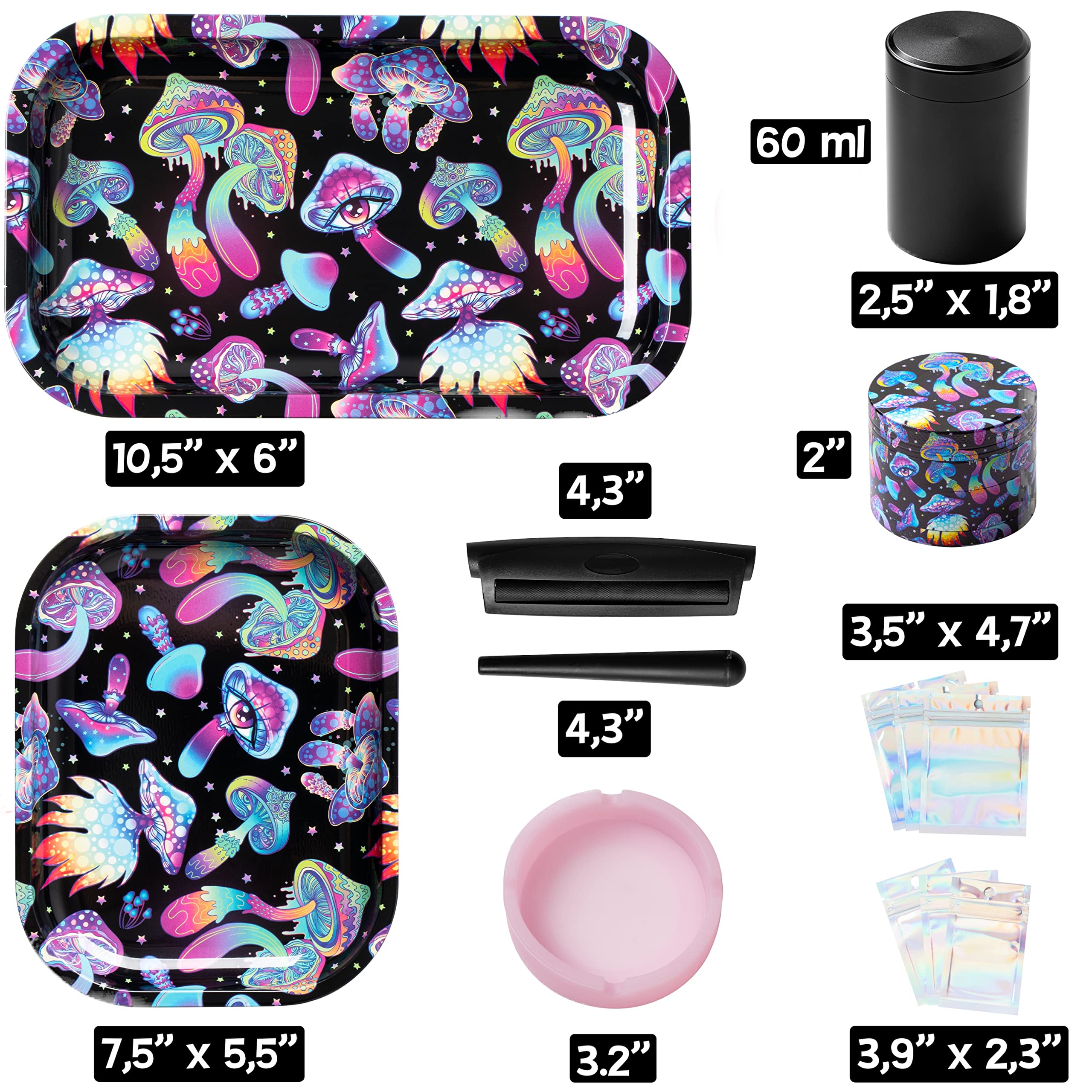 Little Hippie ensemble complet sur table illustrant rangement et organisation