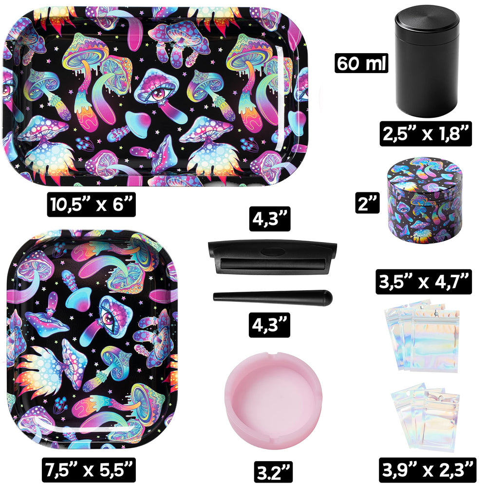 Little Hippie ensemble complet sur table illustrant rangement et organisation