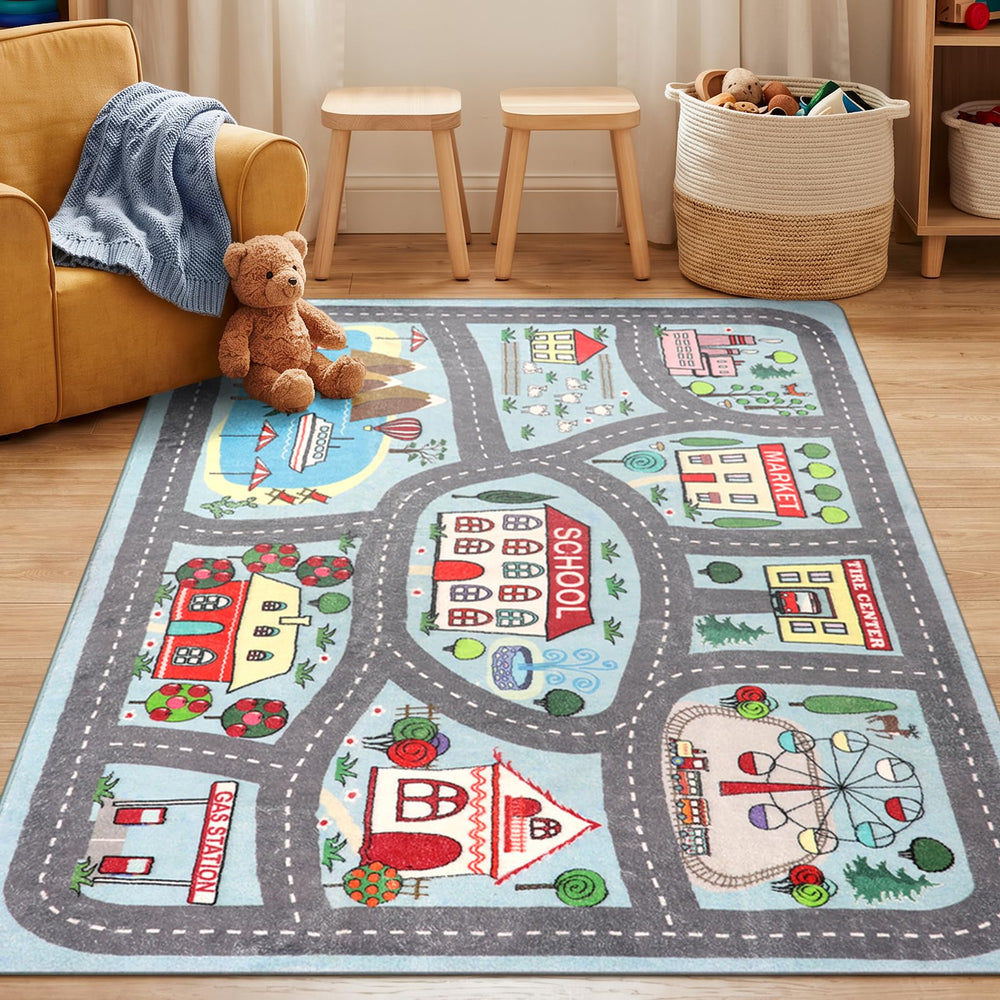 LIVEBOX gros plan texture du tapis montrant douceur et confort pour bébé