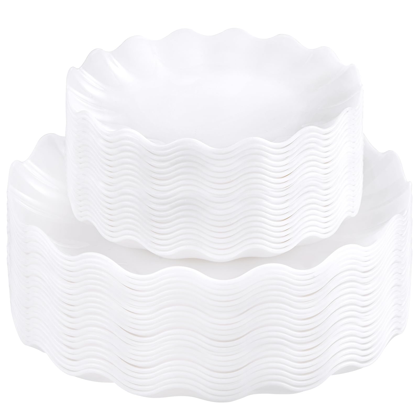 LIYH assiette plate blanche vue face élégance et praticité