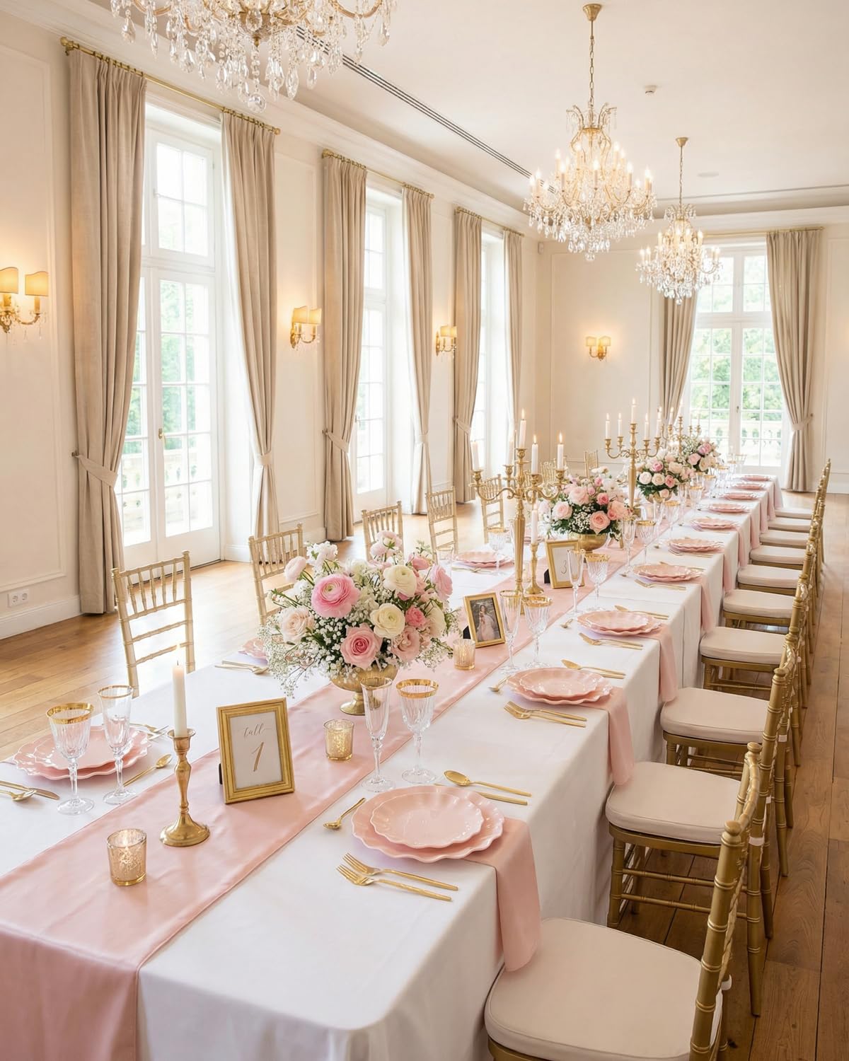 LIYH assiette rose en décor de fête crée ambiance douce et festive