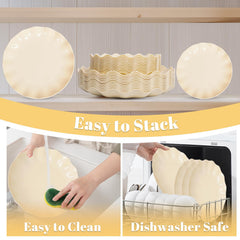 LIYH assiettes servies lors d'un pique-nique convivial gain de temps