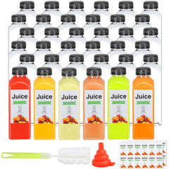 LJINOKYUN bouteille 16 oz transparente vue frontale, rangement facile